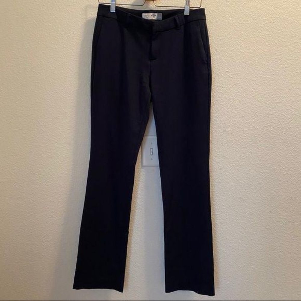 Old Navy navy blue straight leg work pants slacks